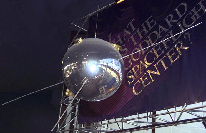 Replica of Sputnik 1, the first artificial satellite